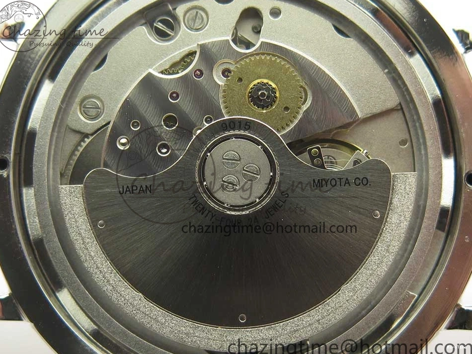 MIROTIME 0102 Portofino IW458101 SS MK 1:1 Best Edition Blue Dial On Blue Leather Strap MIYOTA MoistureWicking 7168